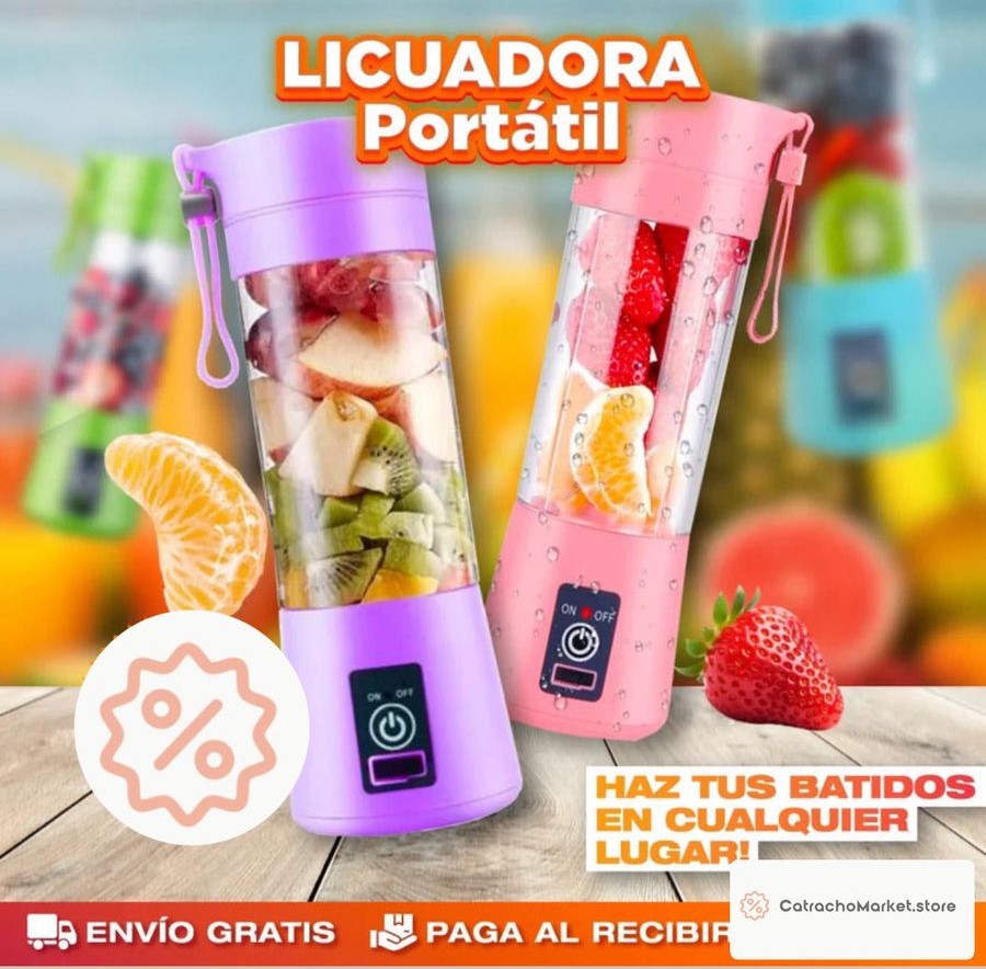 LICUADORA PORTÁTIL- TU BATIDO AL INSTANTE