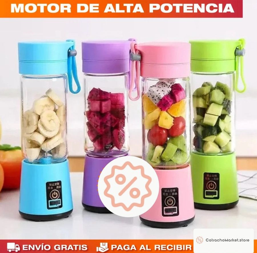 LICUADORA PORTÁTIL- TU BATIDO AL INSTANTE